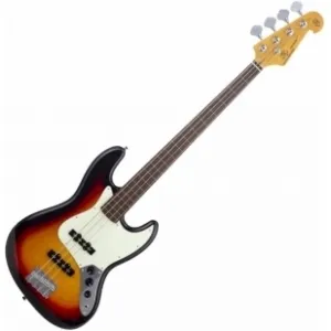 SX SJB62+FL 3-Tone Sunburst Fretless basszusgitár